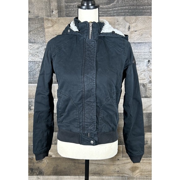 Hollister Jackets & Blazers - Hollister California Heritage Collection Women's Navy Blue Jacket Small Stretch